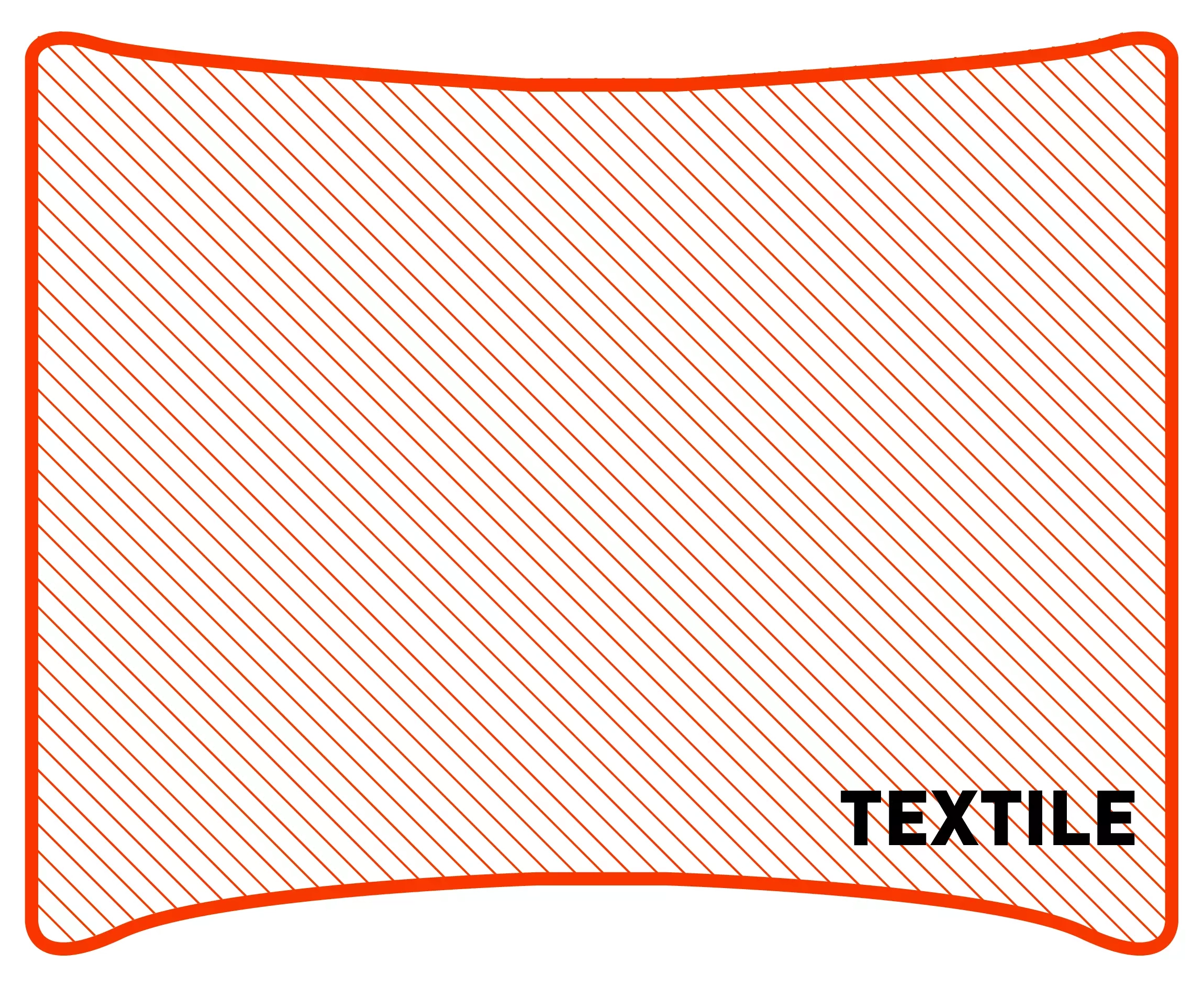 Ścianka tekstylna łukowa